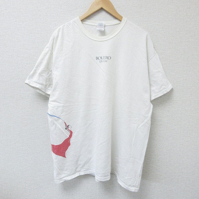 【50%OFF】00s 半袖Tシャツ ボレロ ホワイト XL | 古着