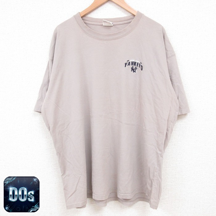【50%OFF】00s 半袖Tシャツ ニューヨークヤンキース グレー XL | 古着