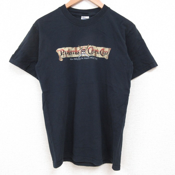00s 半袖Tシャツ パイレーツケープコッド ブラック S | 古着
