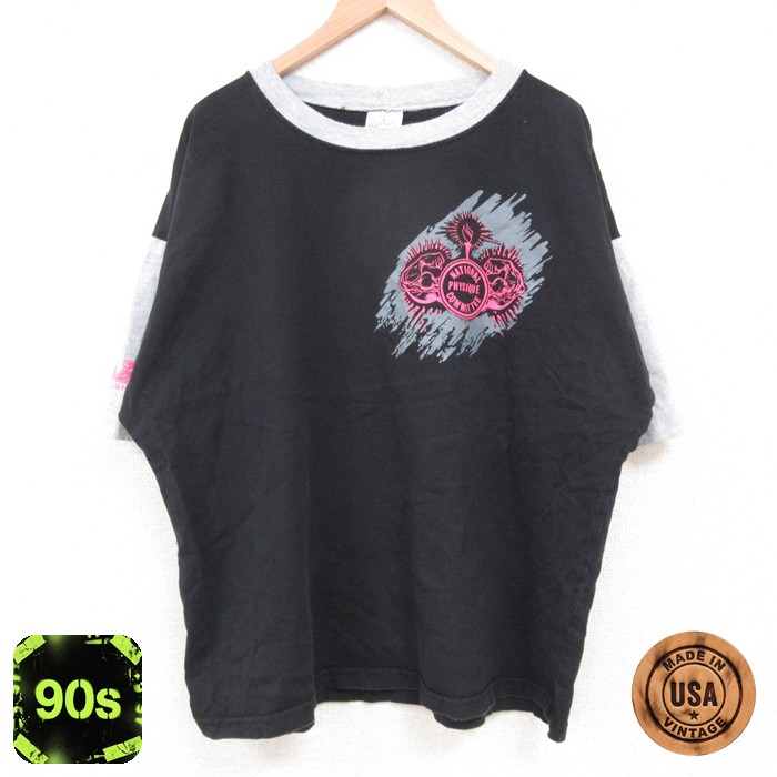 【50%OFF】90s 半袖Tシャツ 筋肉 ブラック XL | 古着
