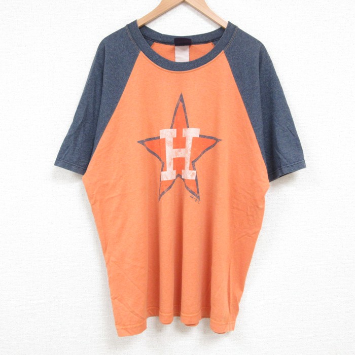 00s 半袖Tシャツ ヒューストンアストロズ オレンジ XL | 古着