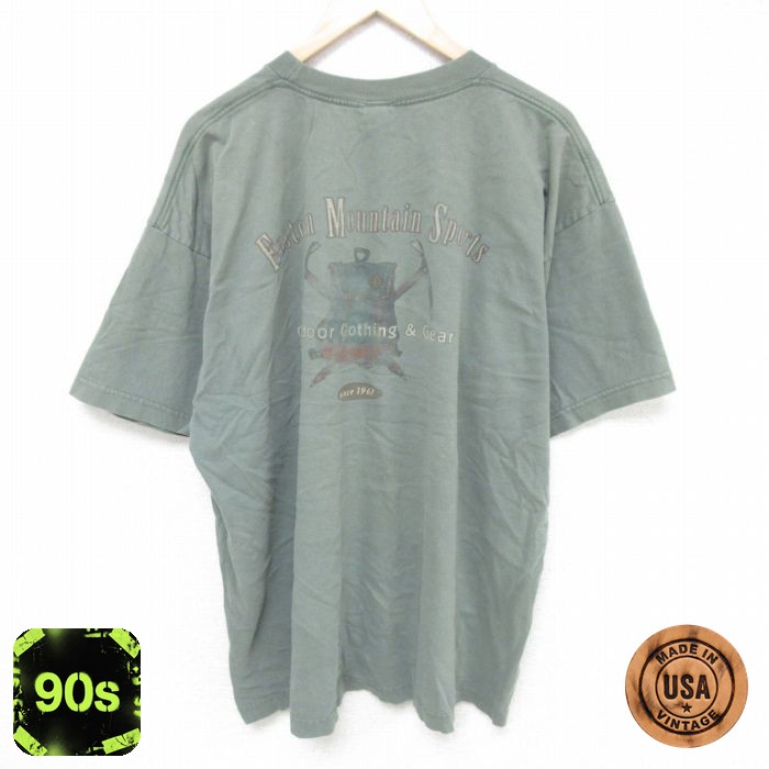 【50%OFF】90s 半袖Tシャツ グリーン XL | 古着