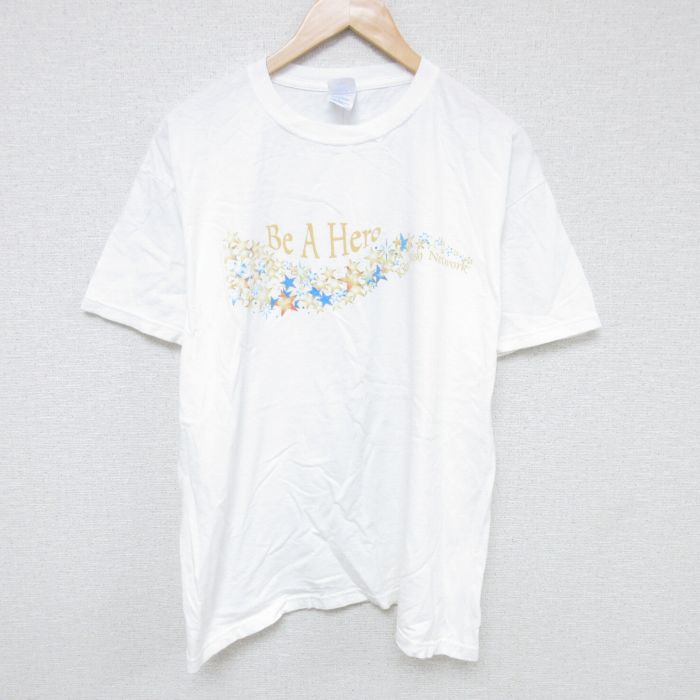 00s 半袖Tシャツ Be A Hero ホワイト L | 古着