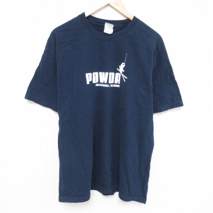00s 半袖Tシャツ POWDA ブラック XL | 古着