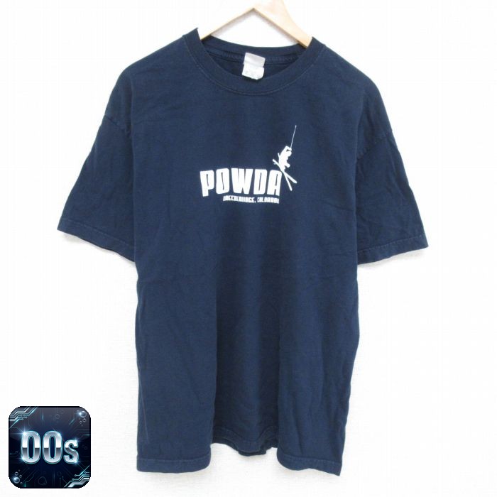 【50%OFF】00s 半袖Tシャツ POWDA ブラック XL | 古着