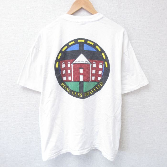 ヘインズ 80s 半袖Tシャツ ROAD ホワイト XL | 古着