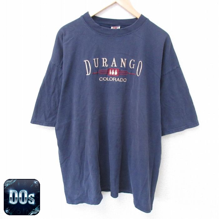 【50%OFF】00s 半袖Tシャツ コロラド ネイビー XL | 古着