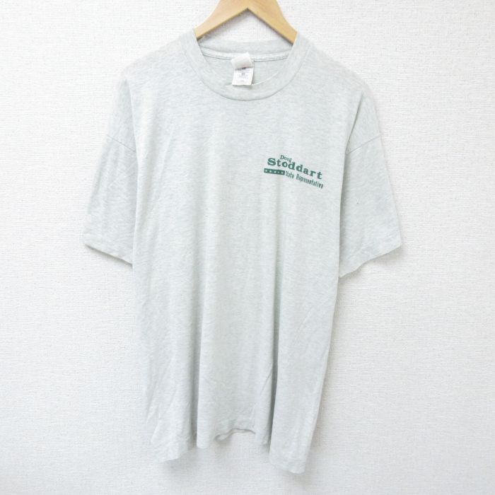 フルーツオブザルーム 00s 半袖Tシャツ stoddart グレー霜降り XL | 古着