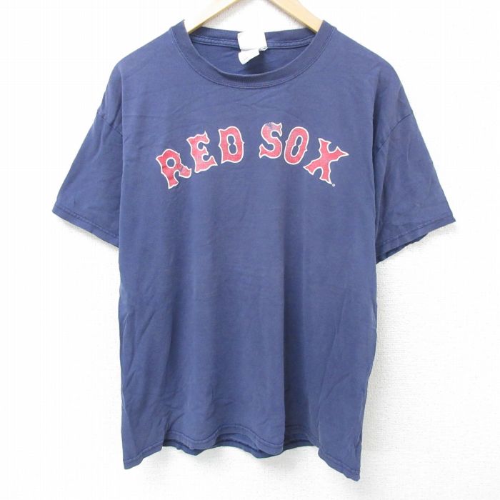 リー 00s 半袖Tシャツ ボストンレッドソックス ネイビー XL | 古着