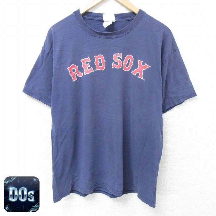 リー 00s 半袖Tシャツ ボストンレッドソックス ネイビー XL | 古着