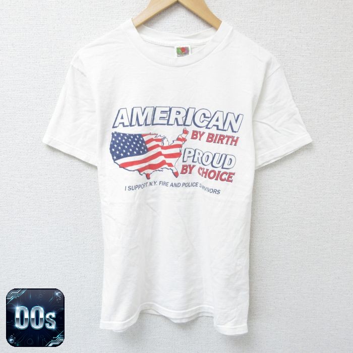 フルーツオブザルーム 00s 半袖Tシャツ アメリカン ホワイト M | 古着