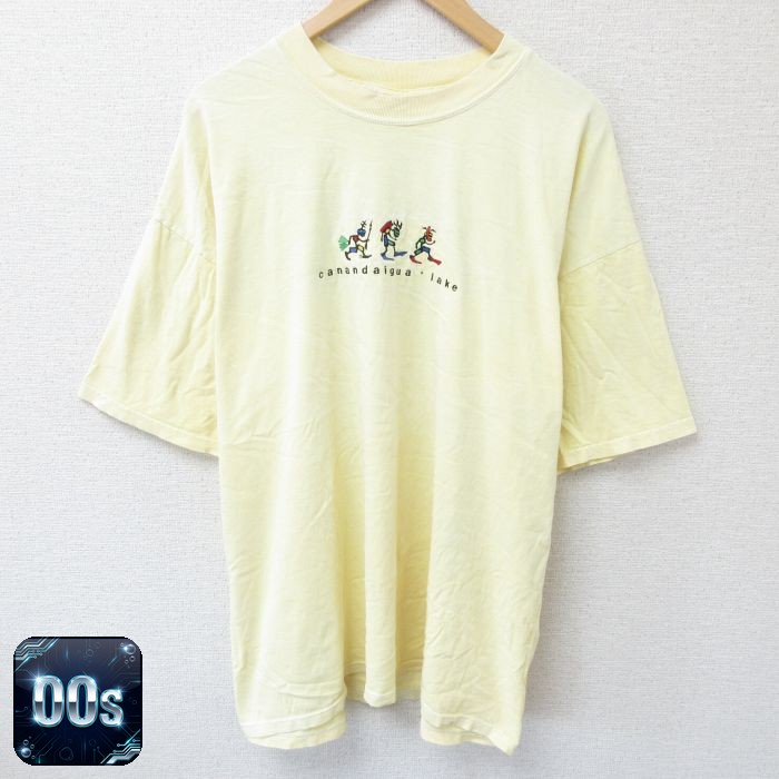 【50%OFF】00s 半袖Tシャツ lake イエロー XL | 古着