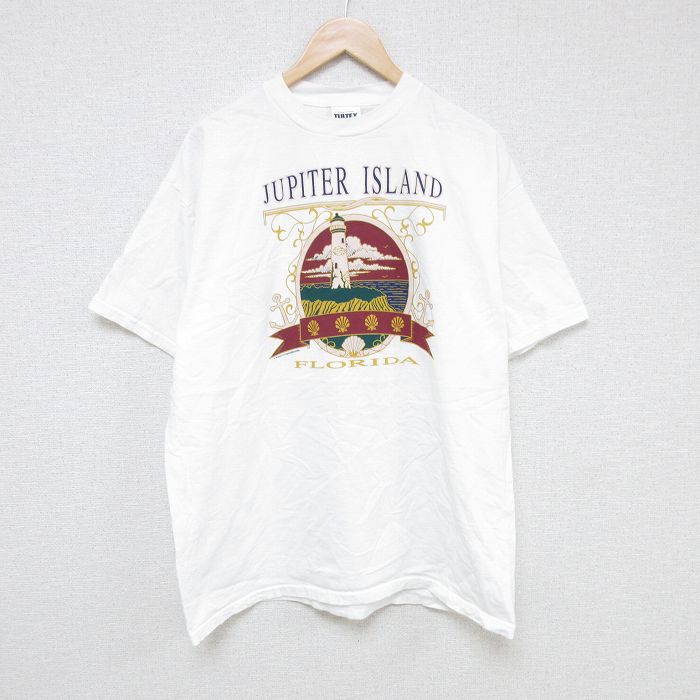 TULTEX 90s 半袖Tシャツ フロリダ ホワイト XL | 古着