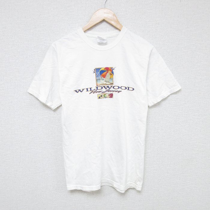 ヘインズ 00s 半袖Tシャツ ワイルドウッド ホワイト S | 古着