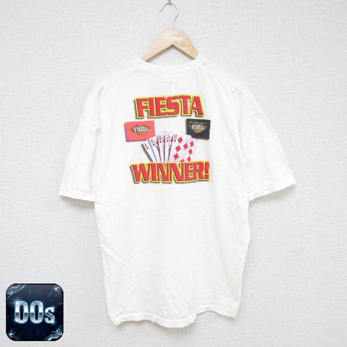 【50%OFF】00s 半袖Tシャツ トランプ ホワイト XL | 古着