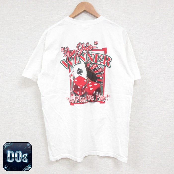 【50%OFF】00s 半袖Tシャツ サイコロ ホワイト L | 古着