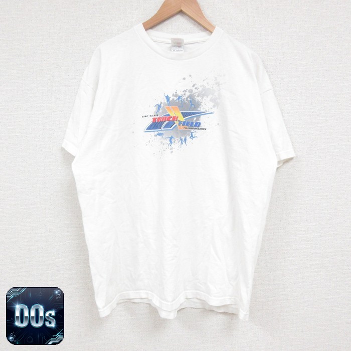 【50%OFF】フルーツオブザルーム 00s 半袖Tシャツ 陸上 ホワイト XL | 古着