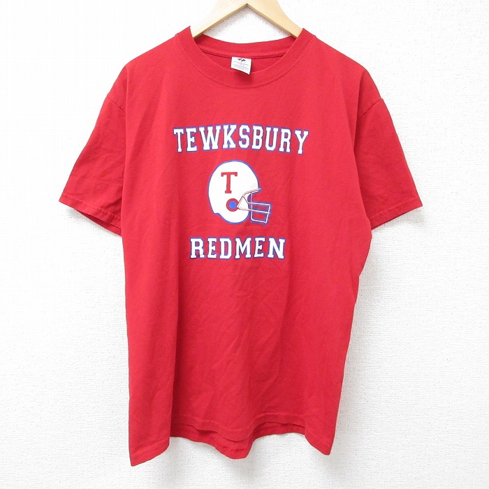 L★古着 ジャージーズ 半袖 ビンテージ Tシャツ メンズ 00年代 00s レッドマン クルーネック 赤 レッド 25jun11 中古