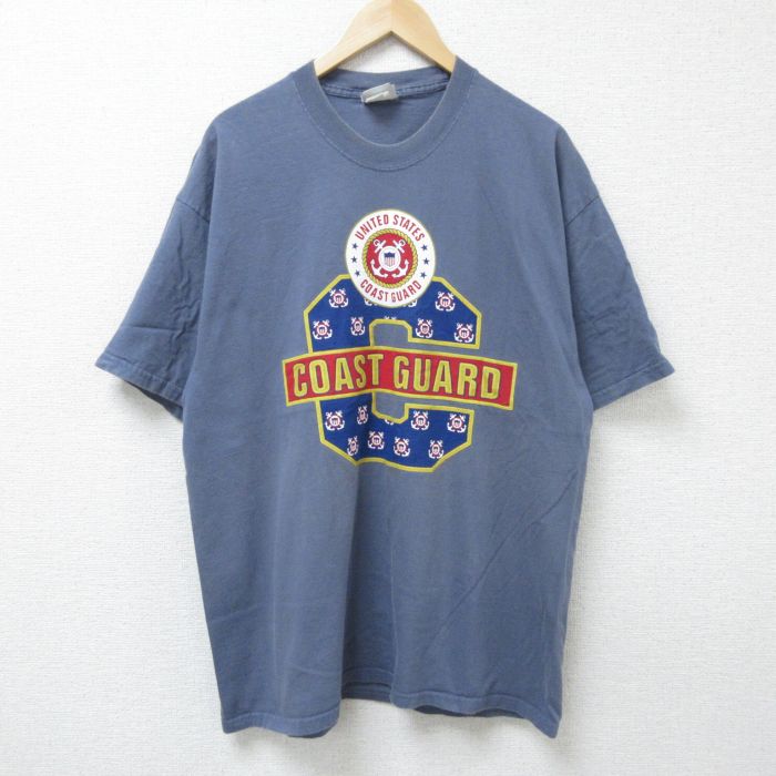 リー 00s 半袖Tシャツ コースターガード ネイビー XL | 古着