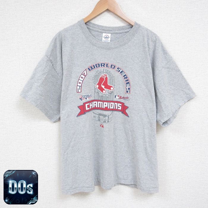 【50%OFF】00s 半袖Tシャツ ボストンレッドソックス グレー霜降り XL | 古着