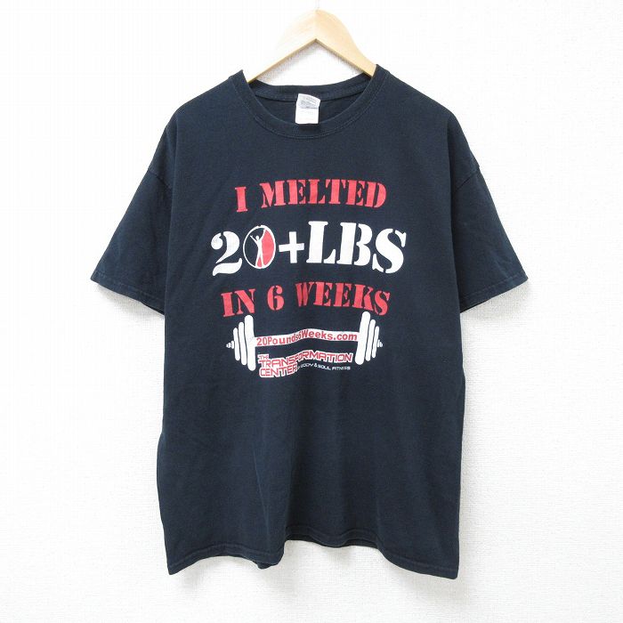 00s 半袖Tシャツ 20LBS ブラック XL | 古着