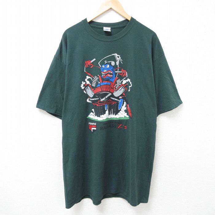 00s 半袖Tシャツ BAD ASS グリーン XL | 古着
