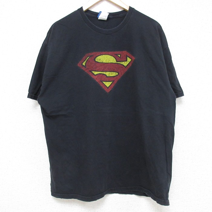 00s 半袖Tシャツ スーパーマン ブラック XL | 古着