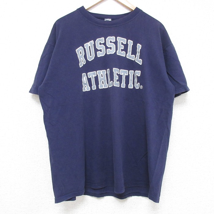 ラッセル 00s 半袖Tシャツ ネイビー XL | 古着