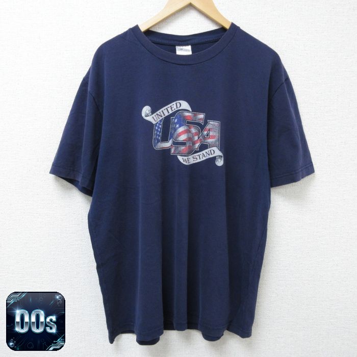 【50%OFF】00s 半袖Tシャツ USA ネイビー XL | 古着
