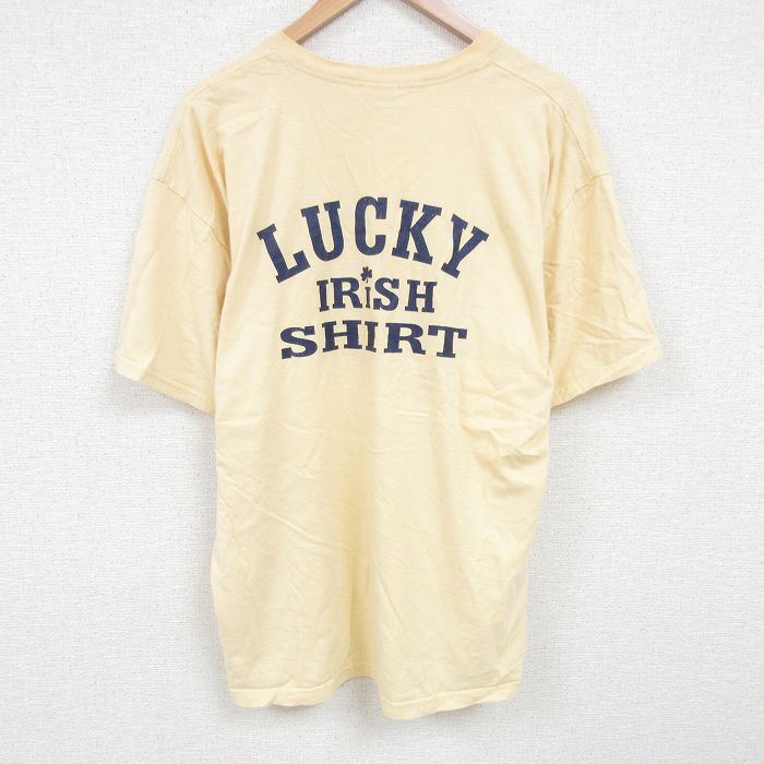 00s 半袖Tシャツ ラッキー イエロー XL | 古着