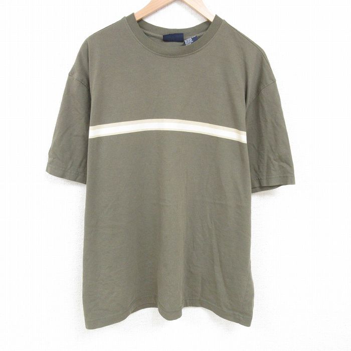 XL★古着 ピューリタン 半袖 ビンテージ Tシャツ メンズ 00年代 00s 大きいサイズ クルーネック 緑 グリーン 25jun21 中古