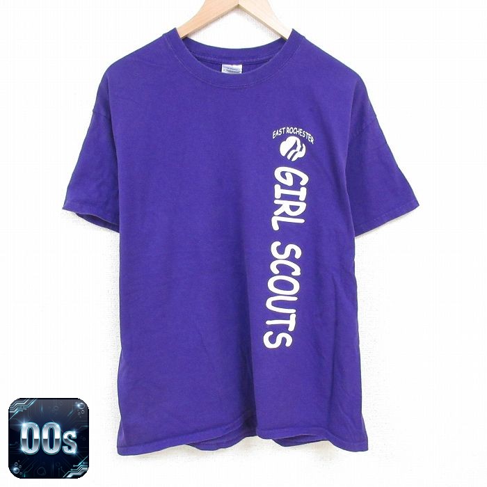 【50%OFF】00s 半袖Tシャツ ガールスカウト パープル XL | 古着