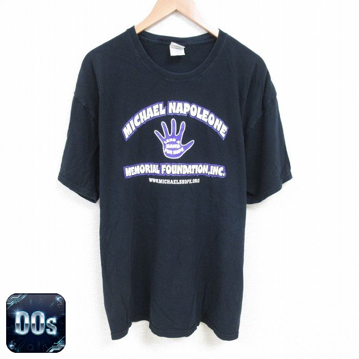 【50%OFF】00s 半袖Tシャツ 手 ブラック XL | 古着