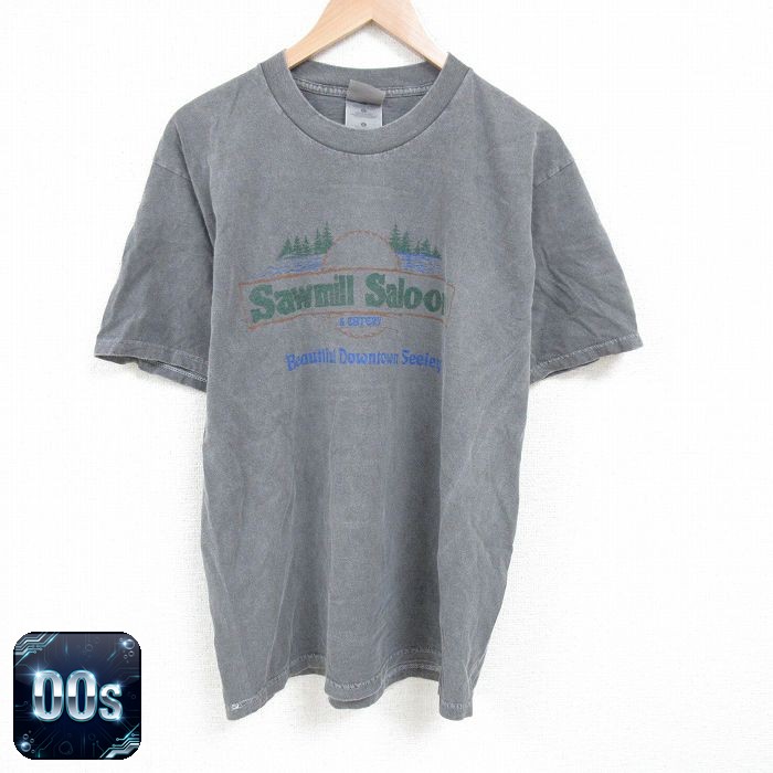 【50%OFF】00s 半袖Tシャツ Sawmill グレー XL | 古着