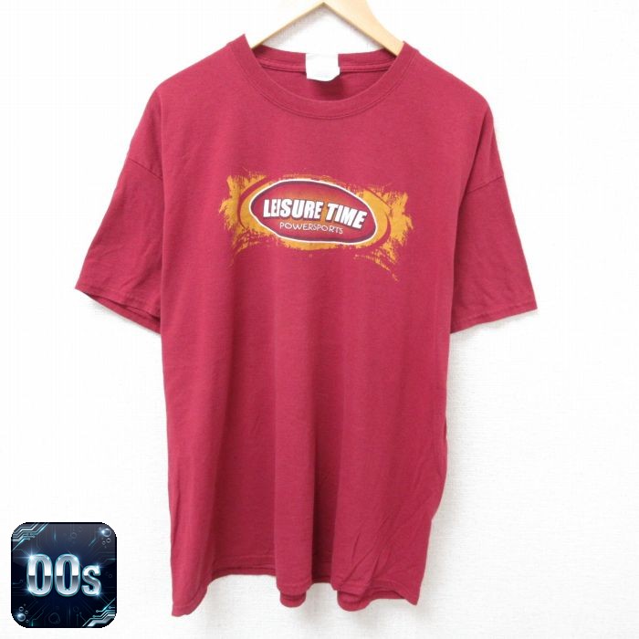 【50%OFF】パワースポーツ 00s 半袖Tシャツ バーガンディ XL | 古着