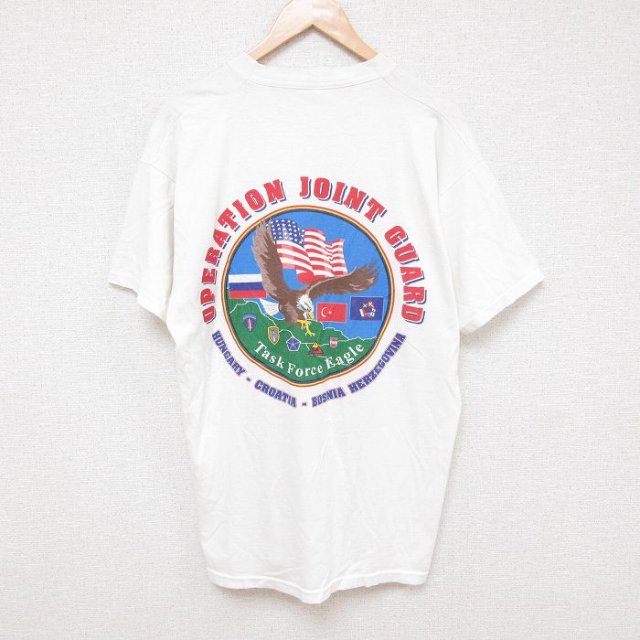 XL★古着 フルーツオブザルーム 半袖 ビンテージ Tシャツ メンズ 00年代 00s NATO クルーネック 白 ホワイト 25jun23 中古