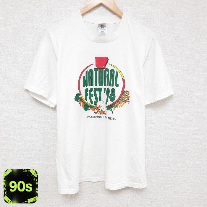 【50%OFF】フルーツオブザルーム 90s 半袖Tシャツ 企業広告 ホワイト XL | 古着