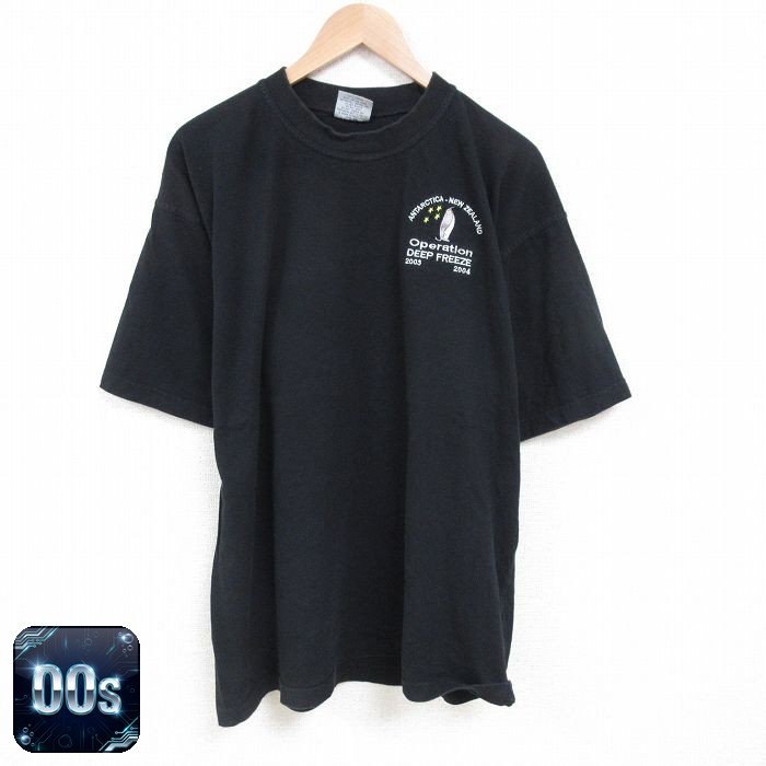 【50%OFF】00s 半袖Tシャツ ペンギン ブラック XL | 古着
