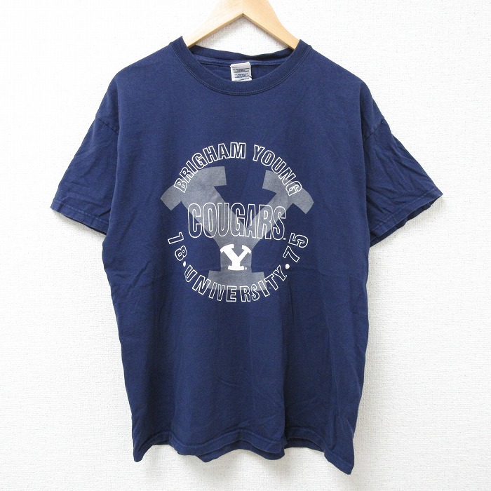 クーガーズ 00s 半袖Tシャツ ネイビー L | 古着
