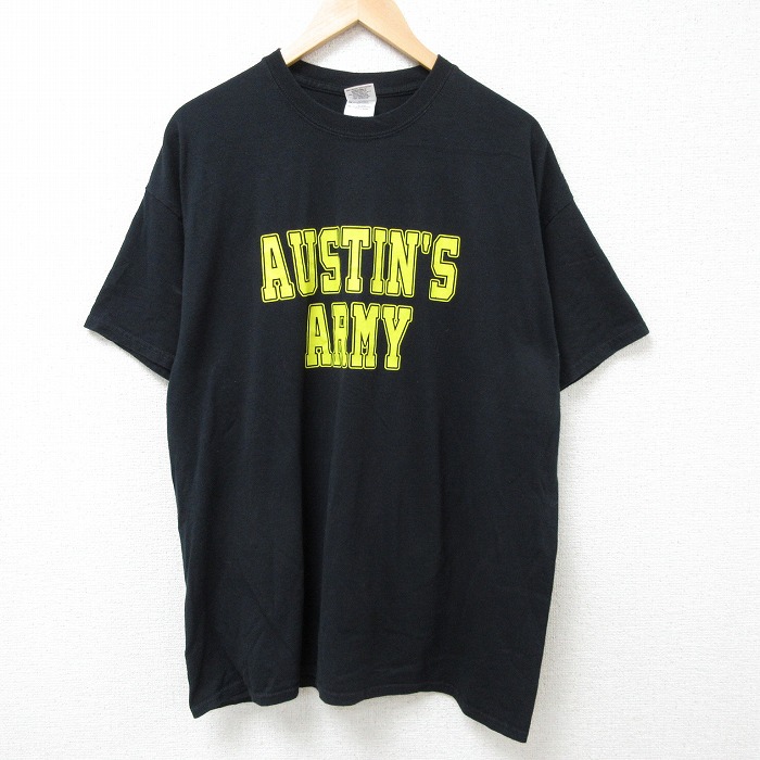 オースティンズアーミー 00s 半袖Tシャツ ブラック XL | 古着