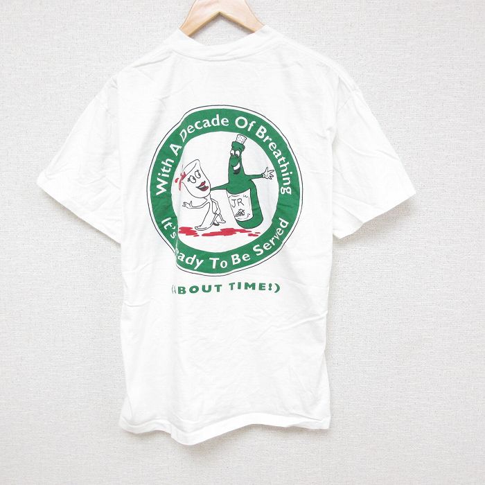 L★古着 オニータ 半袖 ビンテージ Tシャツ メンズ 90年代 90s Decade コットン クルーネック USA製 白 ホワイト 【spe】 25jun30 中古