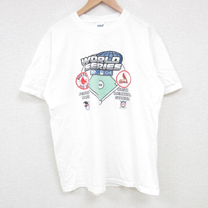 MLB ボストンレッドソックス 00s 半袖Tシャツ ホワイト L | 古着