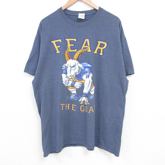 FEAR 00s 半袖Tシャツ 霜降り ネイビー XL | 古着