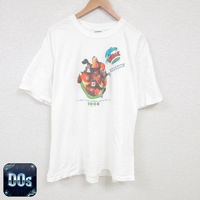 【50%OFF】00s 半袖Tシャツ 鳥 ホワイト XL | 古着
