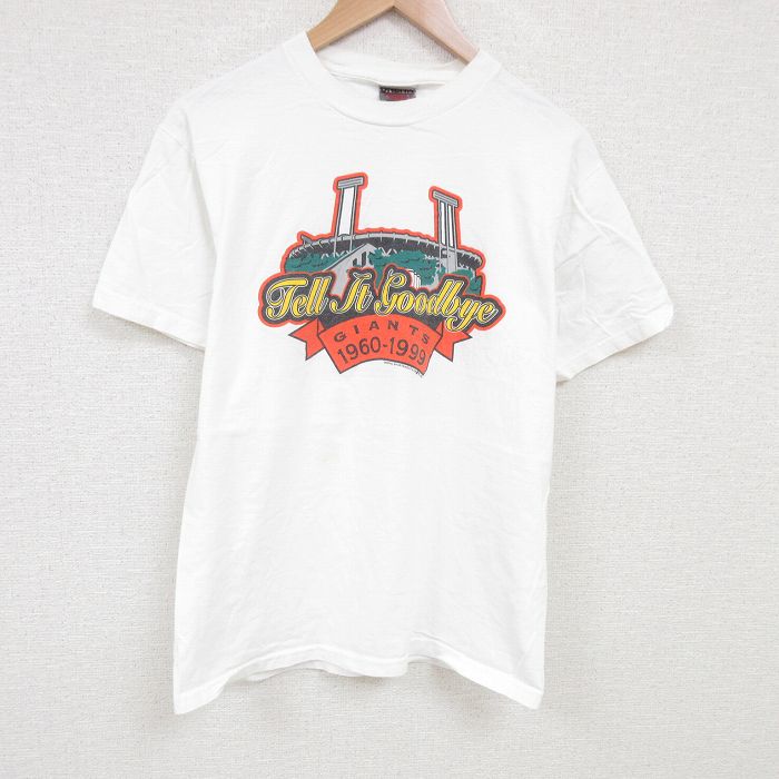 オニータ 90s 半袖Tシャツ ニューヨークジャイアンツ ホワイト L | 古着