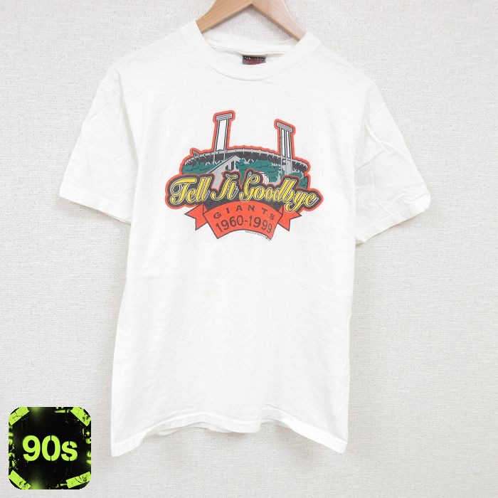オニータ 90s 半袖Tシャツ ニューヨークジャイアンツ ホワイト L | 古着