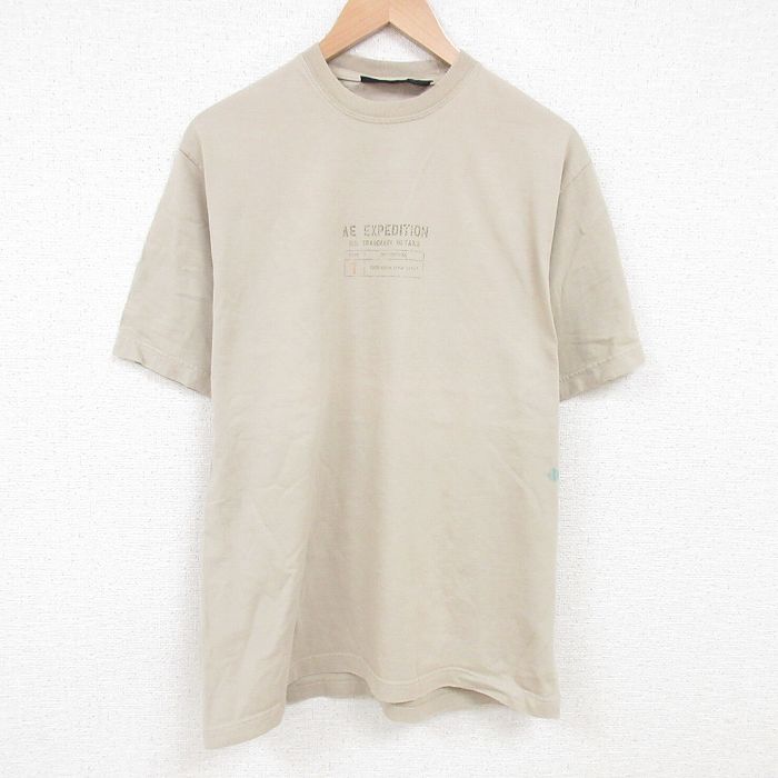 アメリカンイーグル 半袖Tシャツ エクスペディション ベージュ XL | 古着