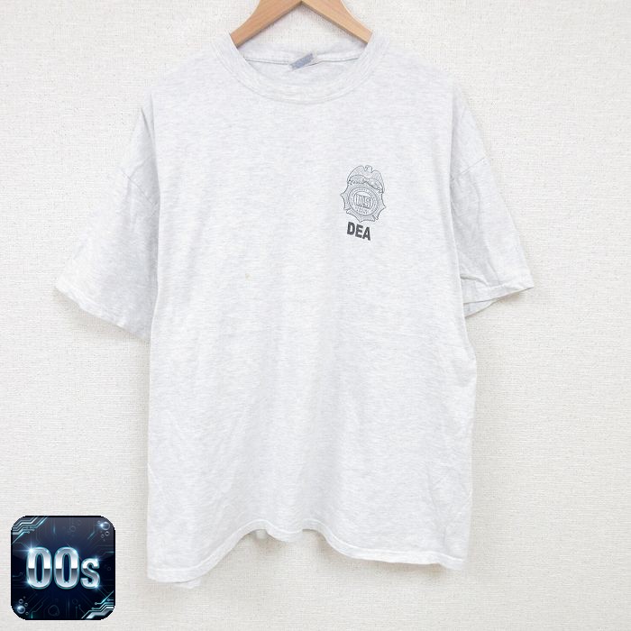 ヘインズ 00s 半袖Tシャツ DEA グレー XL | 古着