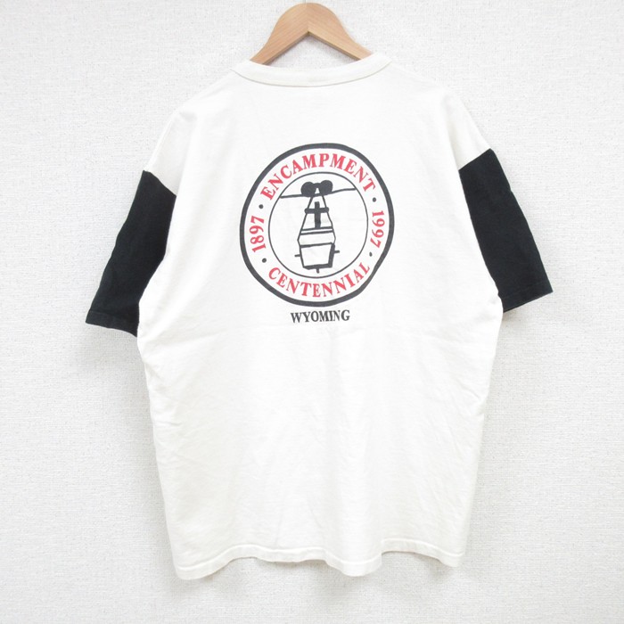 90s 半袖Tシャツ WYOMING ホワイト XL | 古着
