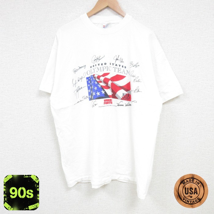 【50%OFF】ヘインズ 90s 半袖Tシャツ USオリンピックチーム ホワイト XL | 古着